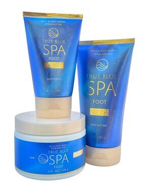Bath & Body Works True Blue Spa Foot Care Collection